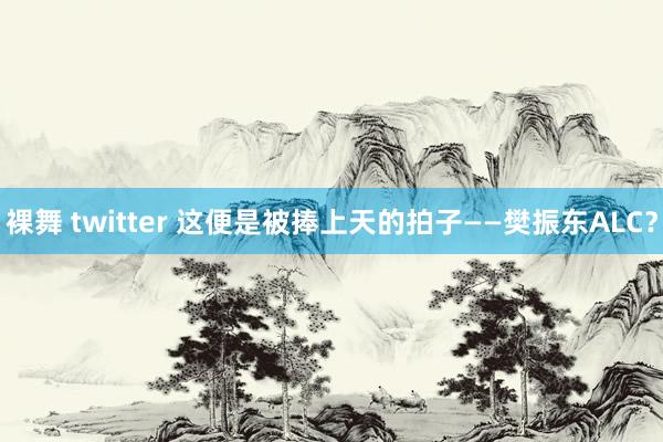 裸舞 twitter 这便是被捧上天的拍子——樊振东ALC？