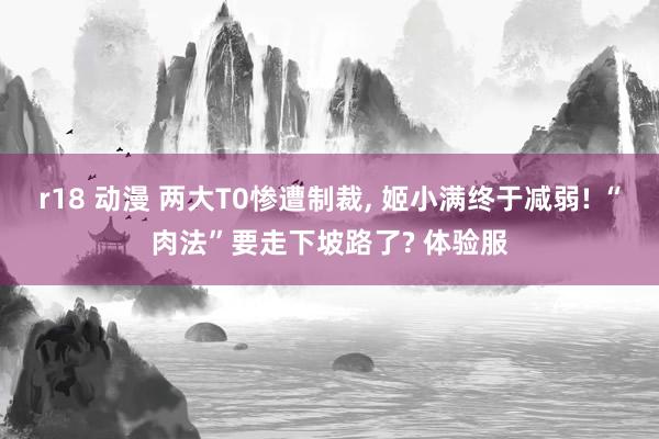 r18 动漫 两大T0惨遭制裁, 姬小满终于减弱! “肉法”要走下坡路了? 体验服