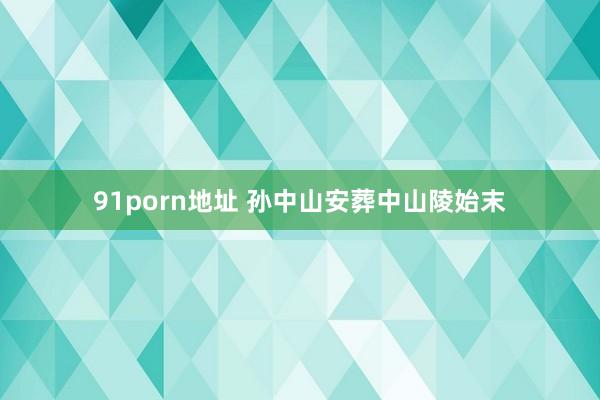91porn地址 孙中山安葬中山陵始末